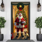 Bannière de Porte 2D de Noël à Suspendre - 185x90CM