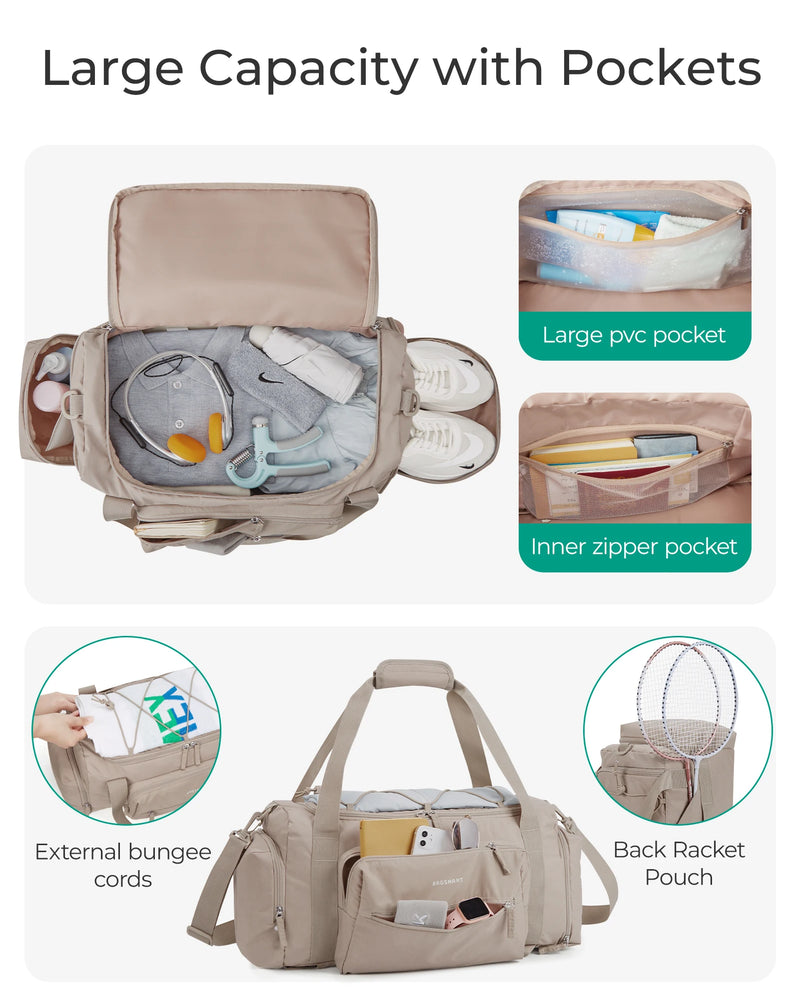 Sac de Voyage 3 en 1 - Grande Capacité 30L