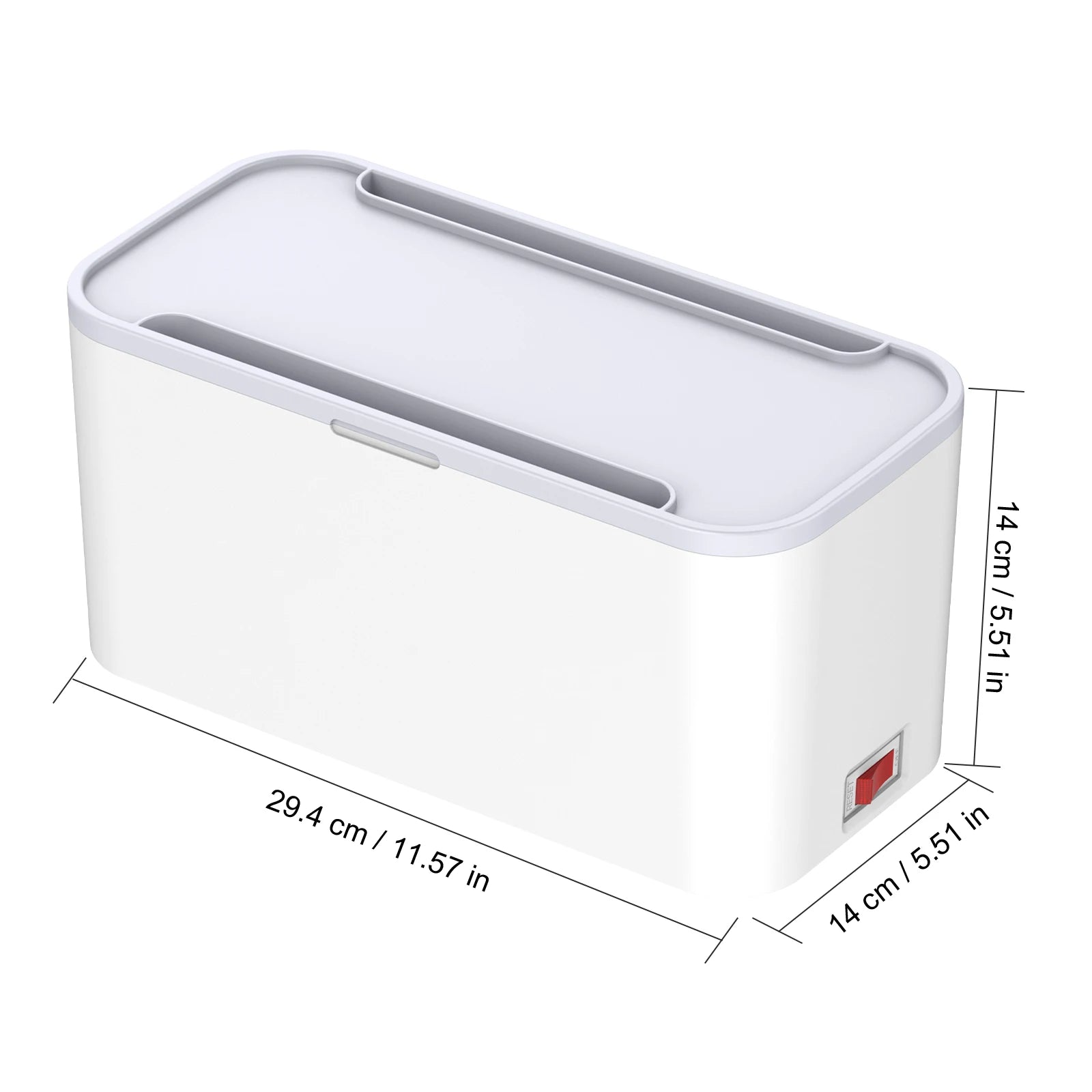 Boîte Cache-Câbles Sécurisée avec Multiprise USB intégrée