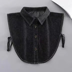 Faux Col de Chemise Amovible