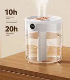 Humidificateur à double pulvérisation avec USB - Grande capacité 2L