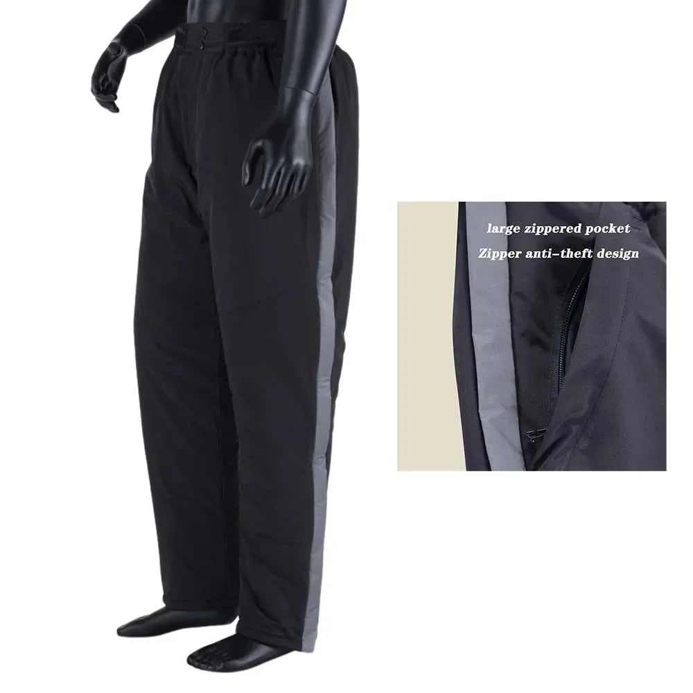 Surpantalon Coupe-vent et Imperméable de Moto - Doublure Polaire