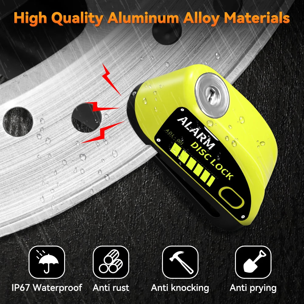 Alarme antivol rechargeable pour moto