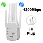 Répéteur WiFi Sans Fil 1200Mbps - Booster de Signal WiFi 2.4G 5G