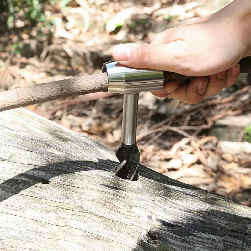 Clé à Tarière Manuelle pour Bois - Outil de Survie
