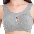 Brassière ajourée en 100% Coton respirant - Grandes Tailles