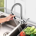 Aérateur de Robinet de Cuisine Universelle 3-en-1 – Orientable à 360°, 3 Modes de Jet & Rinçage Puissant