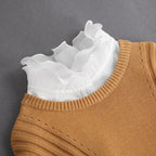 Faux Col de Chemise Amovible