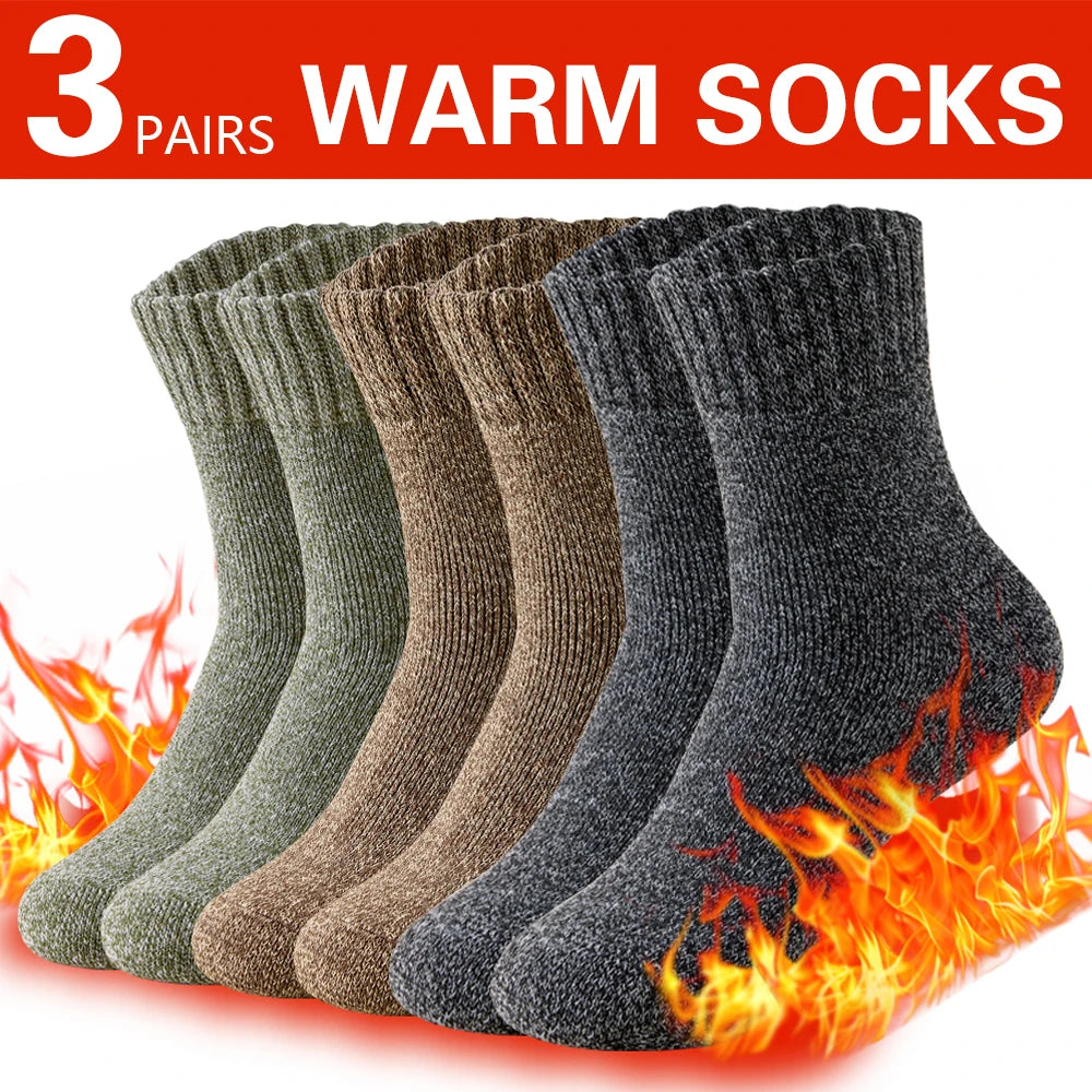 Lot de 3 Chaussettes Thermiques Grand Froid