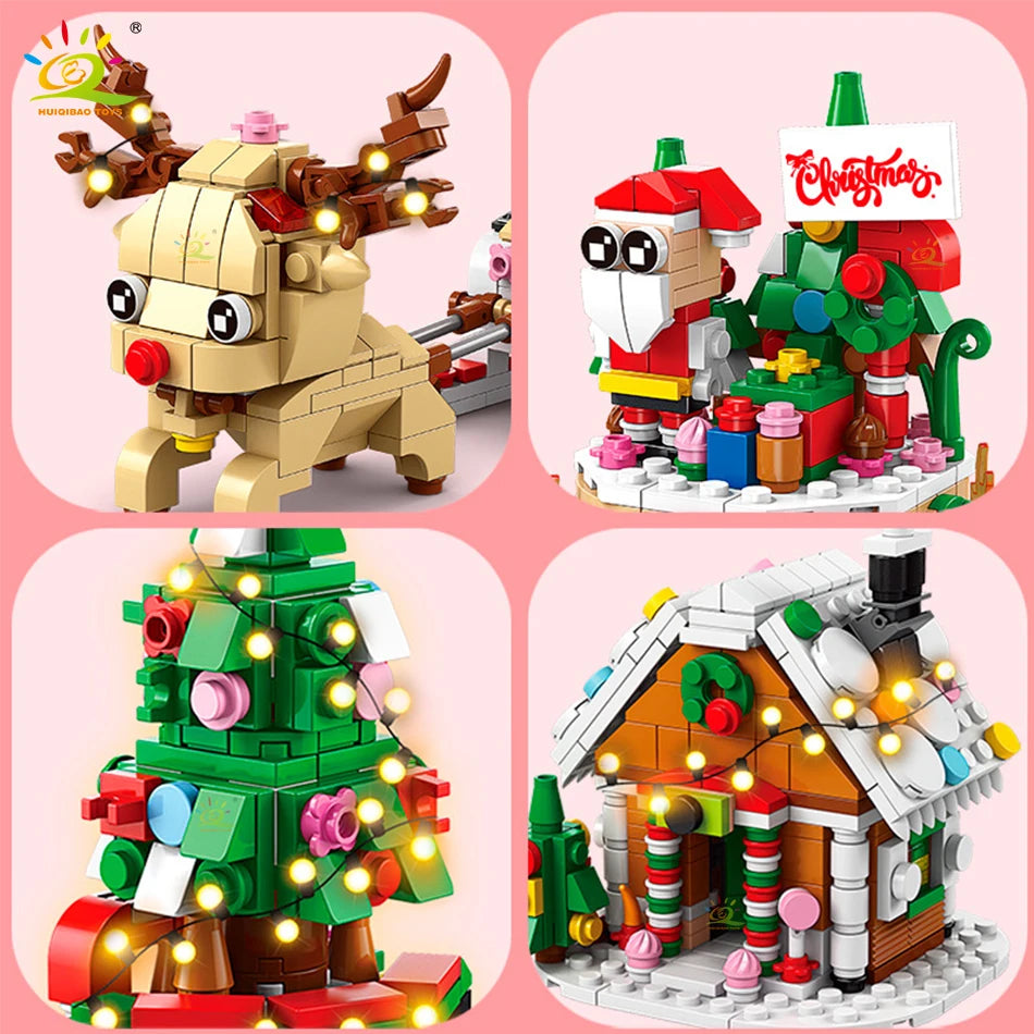 Bloc de construction 6 en 1 - Spéciale Noël