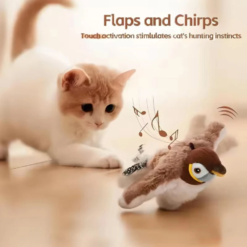 Birdy - Jouet Oiseau Interactif pour Chat Rechargeable