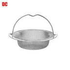 Filtre Panier Anti-obstruction pour Évier de Cuisine en Acier Inox