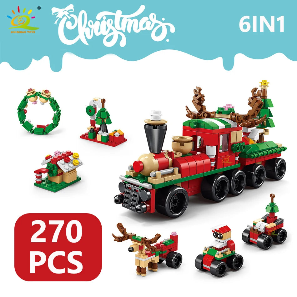 Bloc de construction 6 en 1 - Spéciale Noël