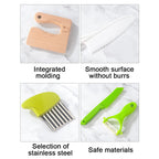 Kit complet d'ustensile de cuisine sécurisés pour enfant - 13PCS