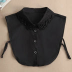 Faux Col de Chemise Amovible