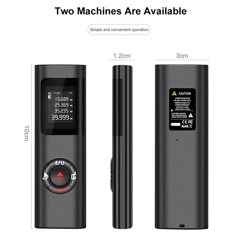 Mini télémètre Laser 60M intelligent portable