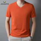 Lot de 2 T-shirts manches courtes et col V Texture Gaufrée - Coton