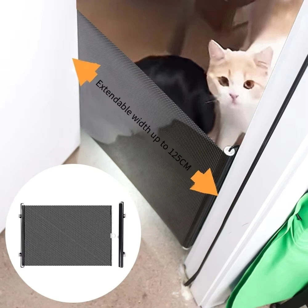 Barrière de Sécurité Rétractable Intérieure pour Animaux