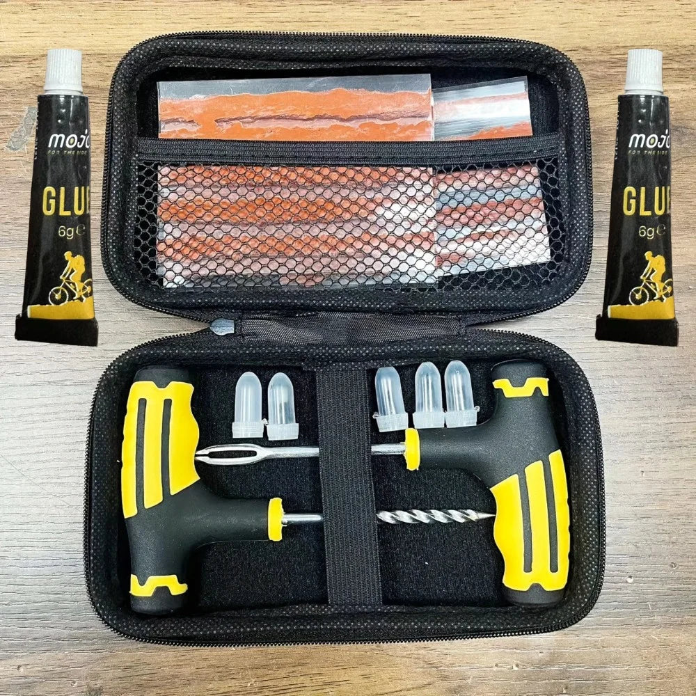 Set Anti-Crevaison d’Urgence – Colle + Mèches Incluses