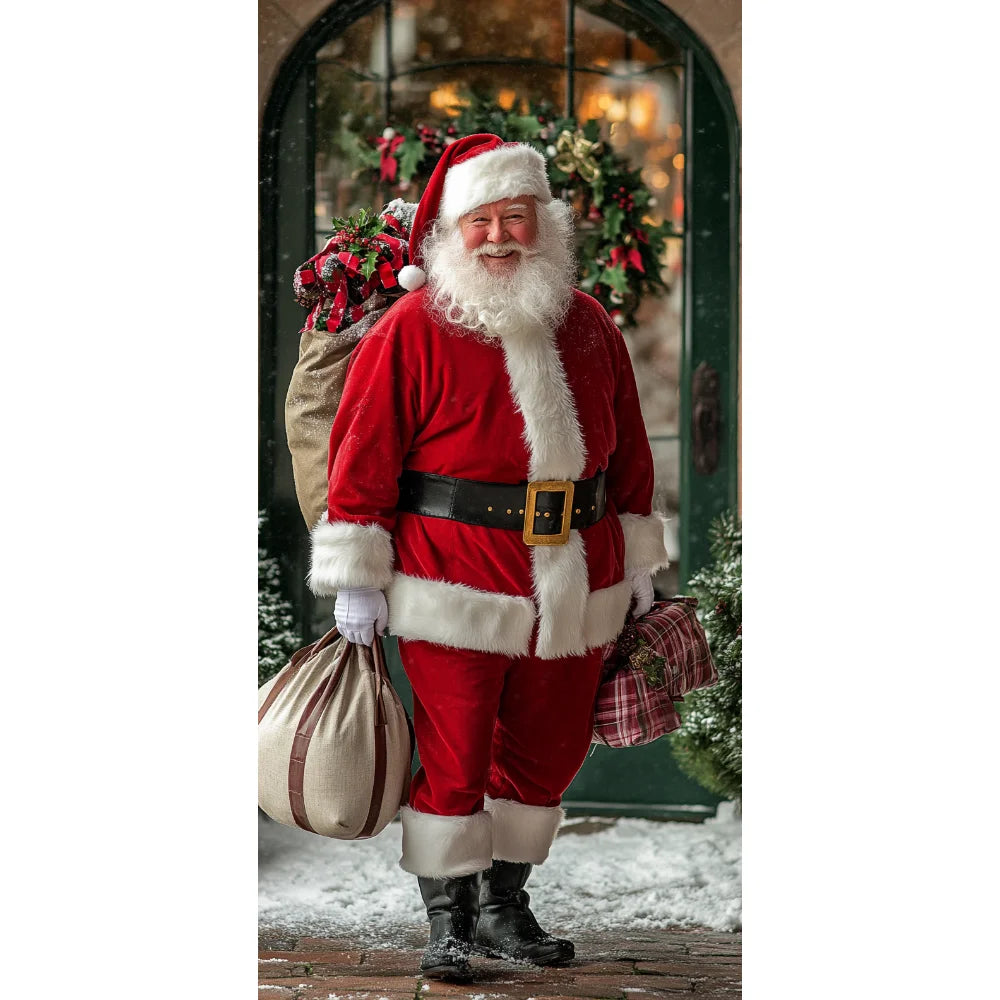 Bannière de Porte 2D de Noël à Suspendre - 185x90CM