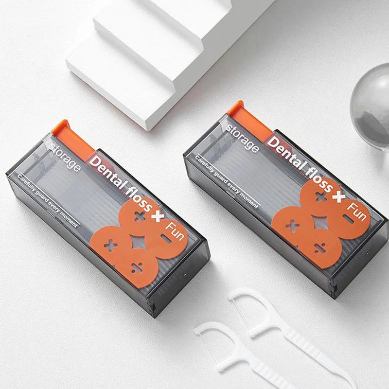 Distributeur de fil dentaire portable - 10 Portes-Fil dentaire OFFERTS