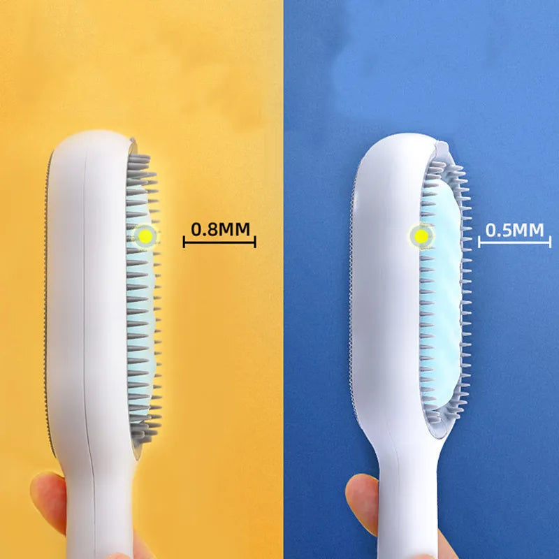 Brosse à poils en plastique avec réservoir d'eau
