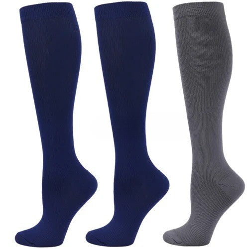 Pack of 3 Medical Compression Knee-High Socks