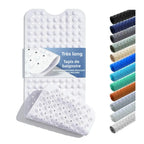 Tapis de Baignoire Extra Long à Ventouses Antidérapantes