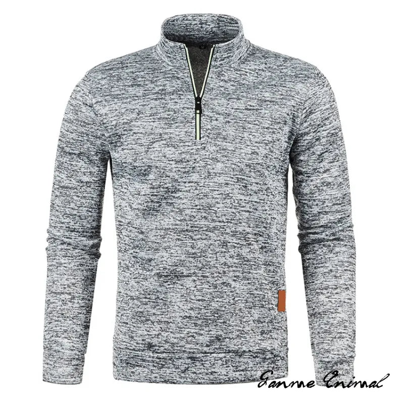 Pull Zippé Col roulé pour Homme