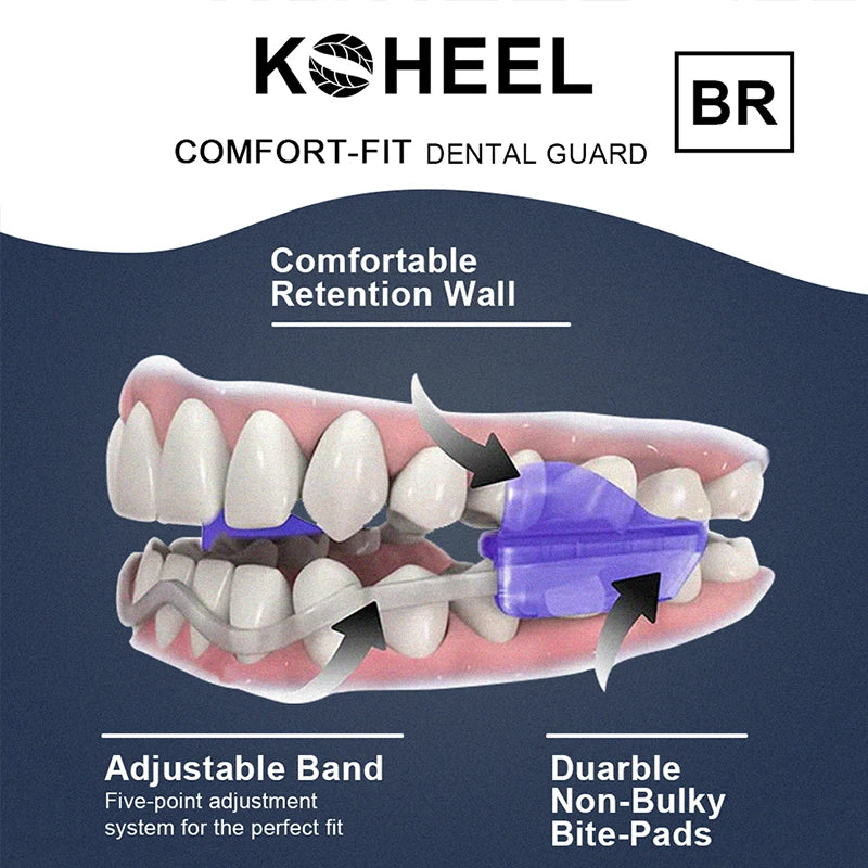 Gouttière Réglable & Réutilisable Anti-Grincement de Dents Nocturne
