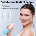 Irrigateur Buccal Portable Sans Fil & Rechargeable – 3 Modes, 1500 Pulsations/min + Réservoir 180ML