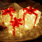 3PCS Cadeaux de Noël Décoratifs Lumineux
