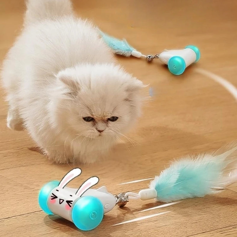 MOUSY - Jouet Interactif & Lumineux pour Chat en forme Souris