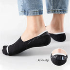 Lot de 10 Chaussettes Invisibles Antidérapantes Été