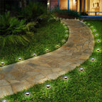 Spot LED solaire de jardin invisibles et imperméables - 10 en 1