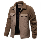 Veste Sherpa Bi-matière pour Homme