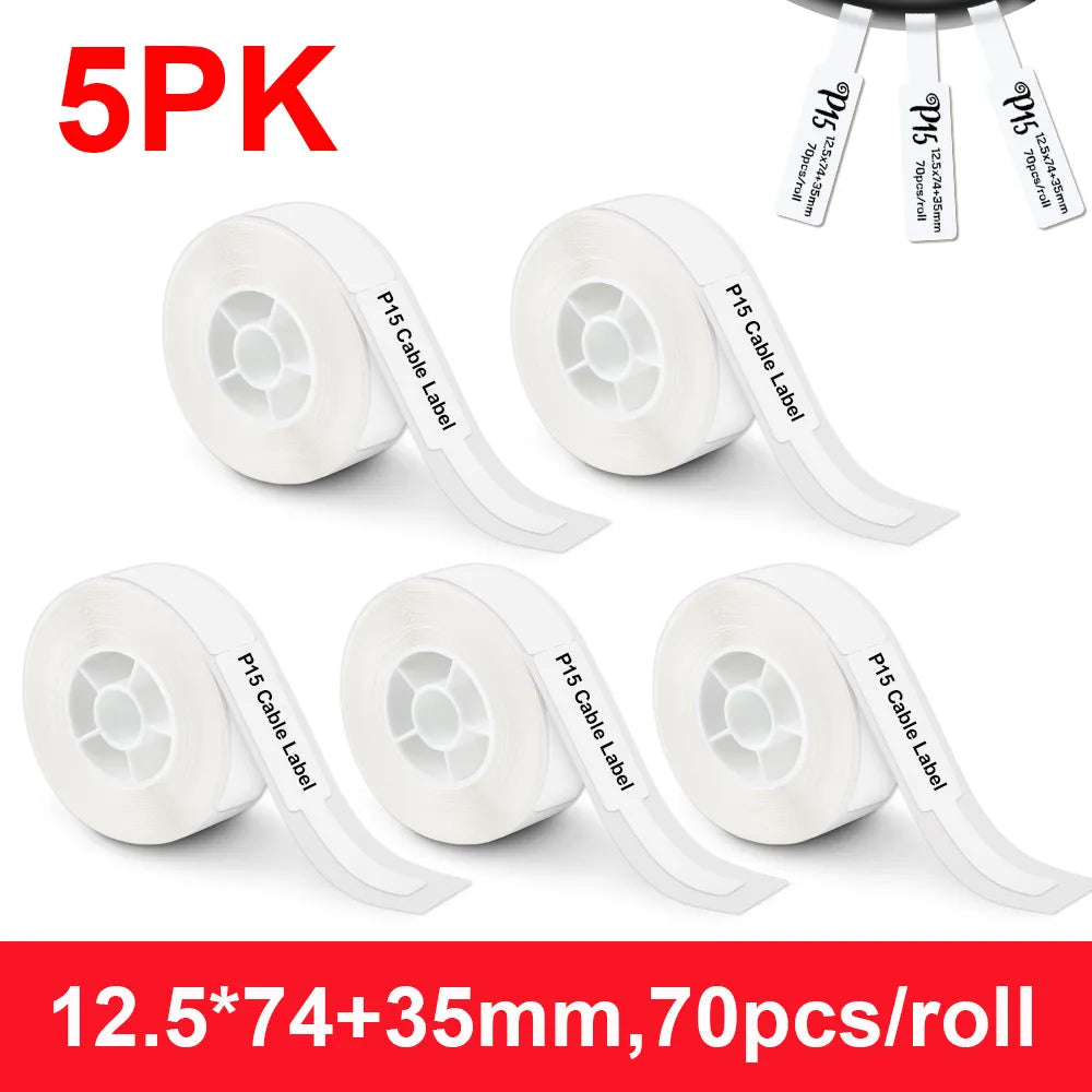 5x Rouleaux Blanc#1