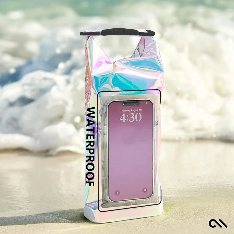 Sac bandoulière waterproof avec pochette smartphone tactile - 2L ou 5L