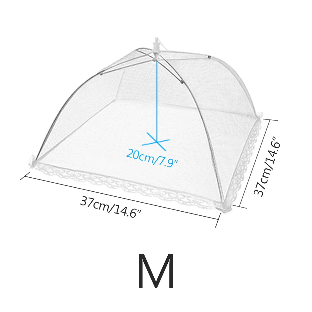 Cloche Alimentaire Pliable en Maille – Protection Anti-Insectes pour Fruits, Légumes et Plats