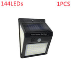2x Applique solaire avec capteur de mouvement