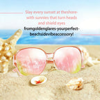 Sur Lunettes de Soleil Polarisées à Porter par-Dessus des Lunettes de Vue Femme – Protection UV400