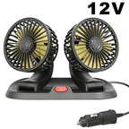 Ventilateur Voiture Silencieux 3 Têtes - USB