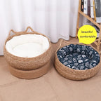 Panier pour Chat Cozy en osier