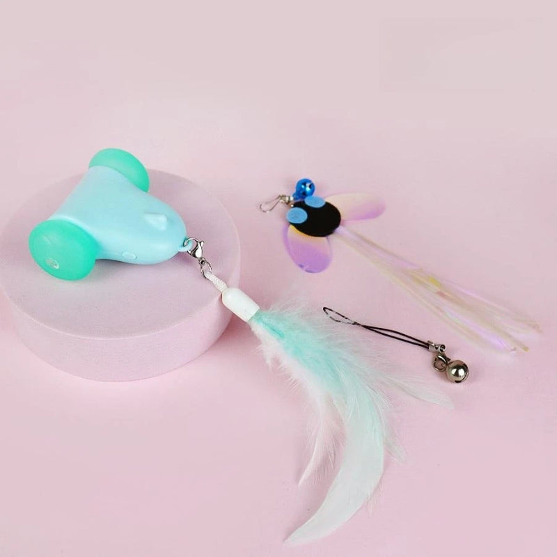 MOUSY - Jouet Interactif & Lumineux pour Chat en forme Souris