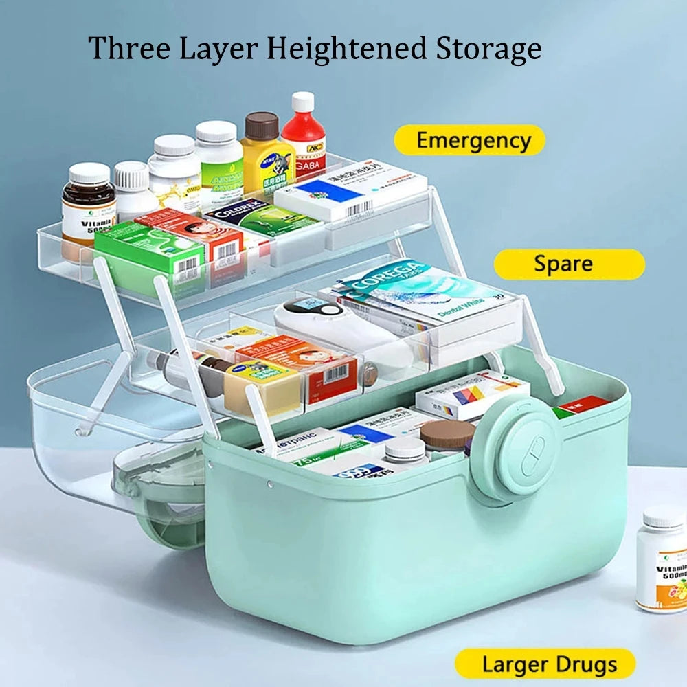 Boîte de premier soin médicaux - Grande capacité