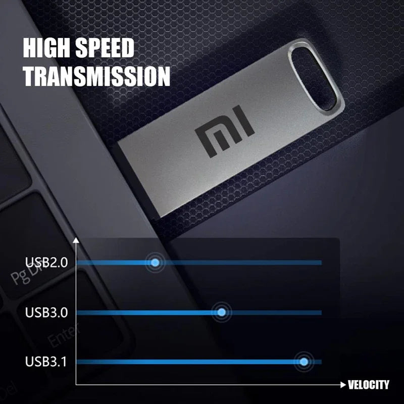 2TB High-Speed USB 3.1 Metal Flash Drive