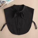 Faux Col de Chemise Amovible