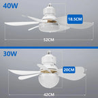Plafonnier LED 40W avec ventilateur et télécommande