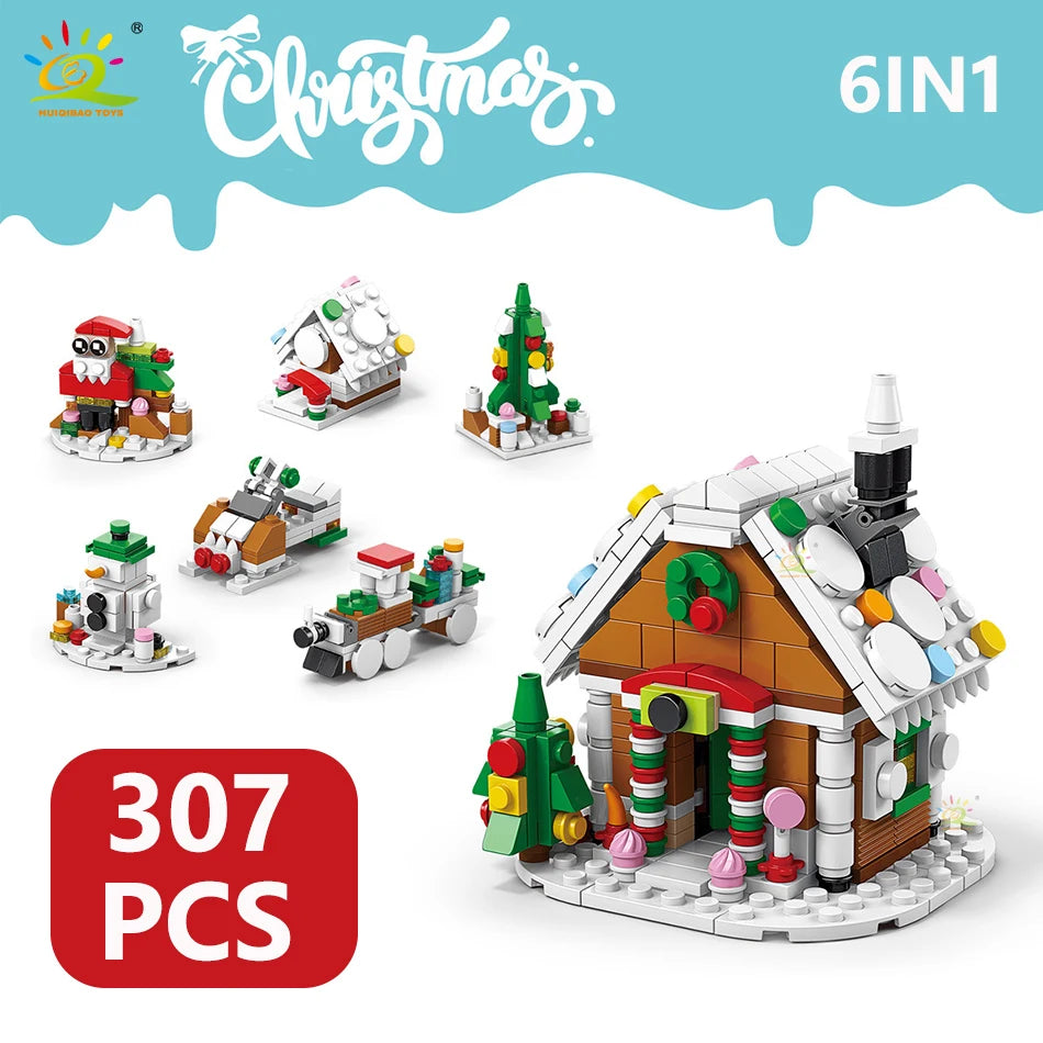 Bloc de construction 6 en 1 - Spéciale Noël