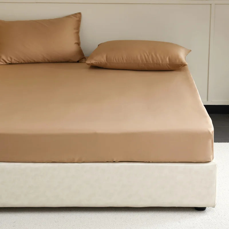 Drap Housse Luxueuse en Soie de Mûrier - 14 Tailles